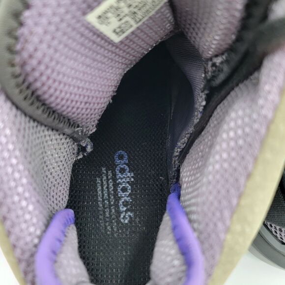 Adidas C10 C77116 Gray & Purple Basketball Shoes Sneakers Mens Size 11